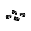 20-357-11 Double Place T Clamp, 3/8 in.-3/16 in, 4 Pieces, Black - image 1