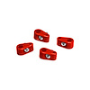 20-357-13 Double Place T Clamp, 3/8 in.-3/16 in, 4 Pieces, Red - image 1