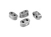 20-377-19 Double Place T Clamp, 3/8 in.-3/8 in, 4 Pieces, Gray - image 1