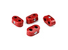 20-432-13 Double Place T Clamp, 7/16 in.-7/16 in, 4 Pieces, Red - image 1
