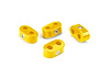 20-432-15 Double Place T Clamp, 7/16 in.-7/16 in, 4 Pieces, Yellow - image 1