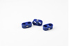 20-652-12 Double Place T Clamp, 11/16 in.-11/16 in, 8AN, 3 Pieces, Blue - image 1