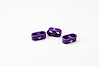 20-652-20 Double Place T Clamp, 11/16 in.-11/16 in, 8AN, 3 Pieces, Purple - image 1