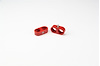 20-822-13 Heater/AC T Clamp, 13/16 in.-13/16 in, 1/2 in. ID, 10AN, 2 Pieces, Red - image 1