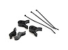 41-50051 Chazis Clamp, Screwless, 1 5/8 in. Chassis Tube to 1/2 in. Hose, 3 Pieces, Black - image 1