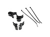 41-65051 Chazis Clamp, Screwless, 1 5/8 in. Chassis Tube to 11/16 in. Hose, 3 Pieces, Black - image 1