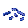 50-256-12 Smoothie 4/6 Cylinder Sport Compact Wire Separator Kit, 7-8mm, Incl. 3-2 Place/1-3 Place/2-4 Place Separators, Blue - image 1