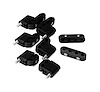 50-756-11 Smoothie Vertical Wire Separator Kit, 7-8mm, Incl. 2-2 Place/2-3 Place/4-4 Place, Black - image 1