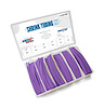 70-971-20 Shrink Tubing Kit, 110 Pieces, 6 in. Lengths, 6 Sizes, 1/8 in. To 1 in., 2:1 Heat Shrink Tubing, Purple - image 1
