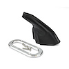 70-BHBF Floor Mount Emergency Hand Brake Boot and Ring Set Billet Aluminum Ring - image 1