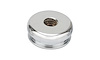 70-CBB2 Shift Boot Bezel, 3/8 in., 16 Thread, Billet Aluminum, Chrome Finish - image 1