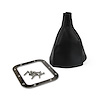 70-FMB Rectangular Shifter Boot and Ring Set Stainless Steel Ring - image 1