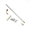 ACA-1801 Adjustable Column Shift Linkage Kit, Fits w/Ford C-4/C-6, Incl. Column Bushing/Rod Ends/Hardware, Billet Aluminum