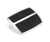 BAG-016RM Brake Pedal Pad, Clear, Brake/Clutch Pedal, Billet Aluminum - image 1