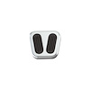 BAG-6099 Billet Aluminum Parking Brake Pedal Pad 1967-69 Camaro - image 1