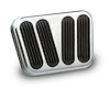 BAG-6102 Billet Aluminum Brake/Clutch Pedal Pad 1967-69 Camaro (Manual Transmission) - image 1