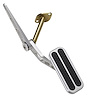 BAG-6129 Billet Aluminum Throttle Pedal Pad 1964-67 Chevelle - image 1