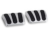 BAG-6133 Billet Aluminum Brake/Clutch Pedal Pads 1967-69 Camaro (Manual Transmission) - image 1
