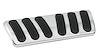 1967-69 Cuda/Dart Billet Curved Brake Pad Rubber Insert Design Pad - image 1