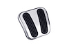 Curved Billet Parking Brake Pad Rubber Insert Design Pad - image 1