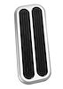 Billet Aluminum Throttle Pad w/Rubber Insert - image 1