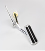 BAG-6211 Throttle Pedal Assembly, w/Rubber Insert, Billet Aluminum - image 1