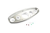 Oval Billet Aluminum Dash Insert 3-1/8" Five Gauge - image 1