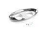 BDI-9128 1932 Ford Oval Billet Aluminum Dash Insert 3-3/8" Two Gauge - image 1