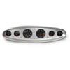 6 GAUGE 3 1/8 VDO VISION SERIES BRUSHED - image 1