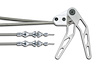 CHT-1300HTRIGHT Combination Hood And Trunk Release Cable Kit - image 1