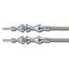Combination Hood & Trunk Release Cable Kit Brushed Finish Handle Assembly - image 3