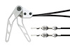 CHT-1300U Combination Hood & Trunk Cable Kit Brushed Aluminum Handle Assembly - image 1