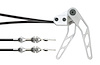 Combination Hood And Trunk Release Cable Kit Right Hand Black Housing Incl. Aluminum Firewall Fittings/Cable Stop - image 1