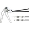 Combination Hood & Trunk Release Cable Kit Brushed Finish Handle Assembly - image 1