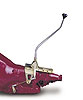 Cable Operated Shifter; 23 in. Nostalgia Lever; Black Mushroom Knob; For C-4 Transmission; Incl. Lev - image 1