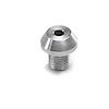 DK-009 Dash Knob Bezel, 7/16 in.-28 Size, Male, Hi-Tech Style, Brushed - image 1