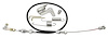 DP-1000U36 Duo-Pak Hi-Tech Throttle Cable, Bracket & Spring Kit Universal - image 1