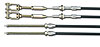 U-Cut-to-Fit Rear Brake Cable Kit 1942-54 Chevy Truck 96" Length - image 1