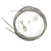 EC-80FHTTB Floor Mount Emergency Brake Cable Kit T-Bird 1987-88 & SSBC Standard Caliper