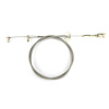 Floor Mount Emergency Brake Cable Kit Jaguar Rear Brake Cables - image 1