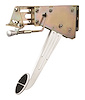 Under-the-Dash Foot Operated Emergency Brake Solid Ball-Milled Arm - image 1