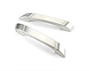 GSE-2153 Interior Door Pull, Goolsby Edition, Smooth Insert, XL Size, Billet Aluminum, Pair, Brushed