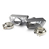 GSE-3012 Exhaust Tip, Goolsby Edition, Fits Up To 3 in. Exhaust, V-Band Clamp, 2 Piece, Billet Aluminum, Brushed - image 1