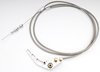 Hood Release Cable Kit Brushed Finish Handle Assembly - image 4