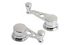 IDH-2038 Chromed Steel Vent Window Cranks Ford Pre 1949