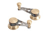 Raw Steel Vent Window Cranks Ford Pre 1949 - image 1