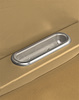 Oval Shape Arm Rest Door Pulls Brushed Finish 2/pkg - image 1