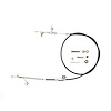 KD-2AODU Ford AOD Stainless Steel Kickdown Cable Kit Black - image 1