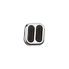 SG-6009 Steel Dimmer Switch Cover Rubber Insert Design Pad - image 1