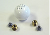 MANUAL SHIFT KNOB 6 SPEED WHITE - image 1